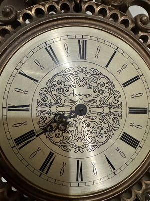 Arabique clock used, antique, not working