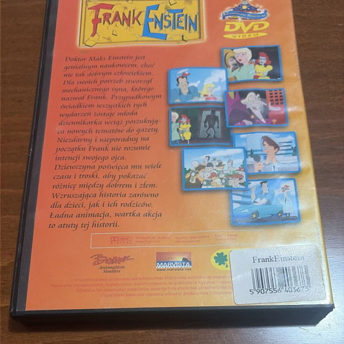 Frankenstein Animated DVD Polish Release like new