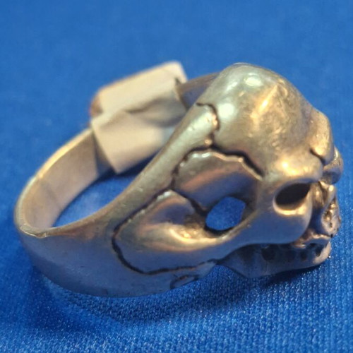 Silver ring with 925 stamp, new, adjustable sizes