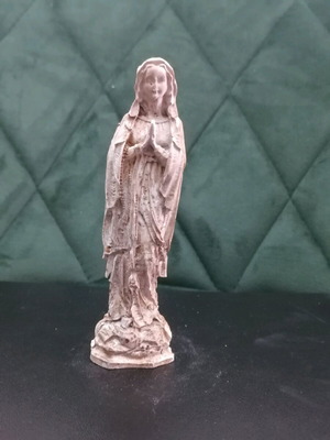 Plaster statue of Panagia new, height 14 cm