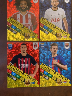 Panini FIFA 365 2023 Limited Edition XXL set of 4 cards