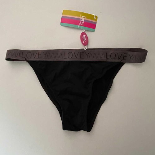 Luna brazilian slip new, size Small, black