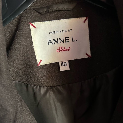 Anel women's wool coat new, khaki, size L 40