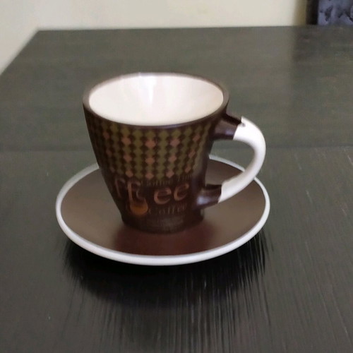 Porcelain mug like new, height 8 cm, diameter 9/5 cm