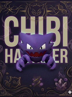Φιγούρα Chibi Hunter καινούργια 3D εκτυπωμένη συλλεκτική