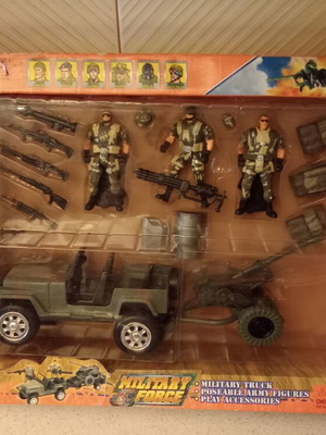 Military Force figures used, sealed in box