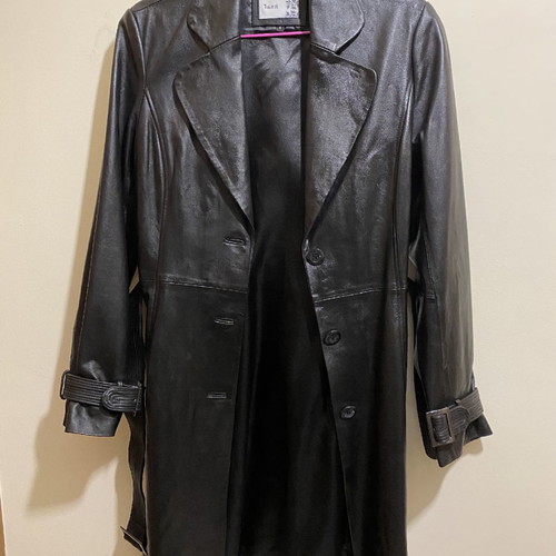 Toi Moi leather coat new, black, size S