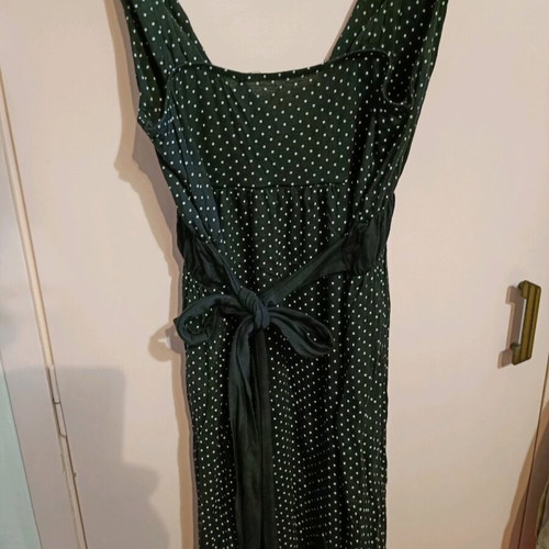 Kontatto summer cotton dress like new, black and white polka dot