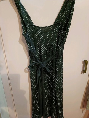 Kontatto summer cotton dress like new, black and white polka dot
