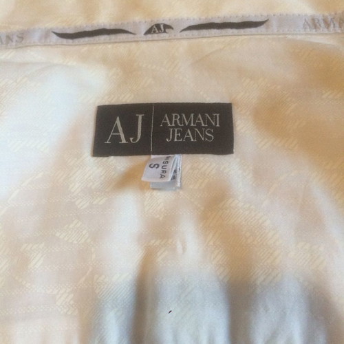 Πουκάμισο AJ Armani Jeans Small λευκό μακρυμάνικο σαν καινούργιο