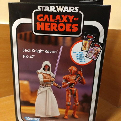 Star Wars Hasbro Vintage Collection 3.75 Darth Revan Jedi HK-47 assassin droid figure set new