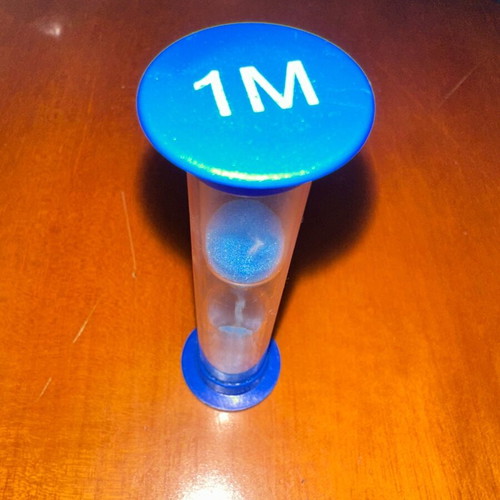 Hourglass new for board games one-minute duration
