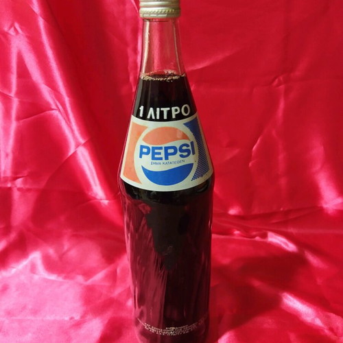 Pepsi Cola 1L collectible sealed early 80s