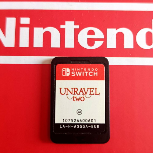 Unravel Two Nintendo Switch game cartridge like new