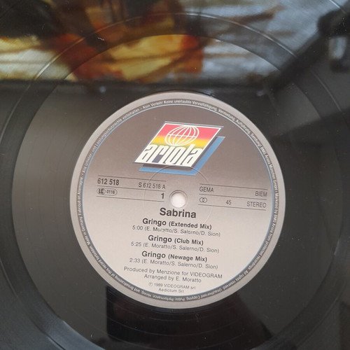 Gringo Sabrina vinyl record used, pop music