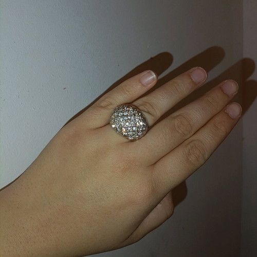 Cocktail ring used with zircon