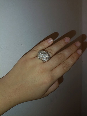 Cocktail ring used with zircon