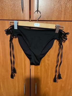 Μαγιό Bikini Bluepoint μεταχειρισμένο με κρόσσια, μαύρο