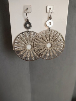 Loisir silver dangling earrings like new