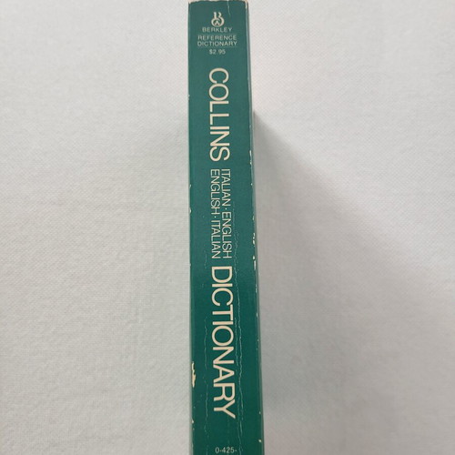 Collins Italian-English English-Italian Dictionary used, bilingual