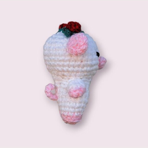 Crocheted handmade plush cow made to order