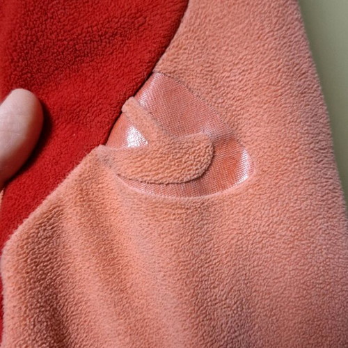 Women's fleece jacket used, pink, size M