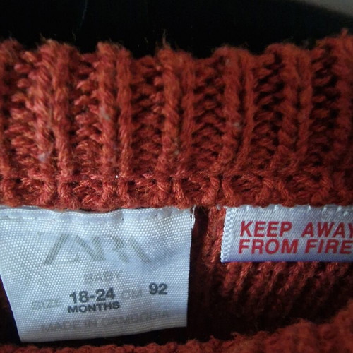 Zara sweater like new, size 18-24 months