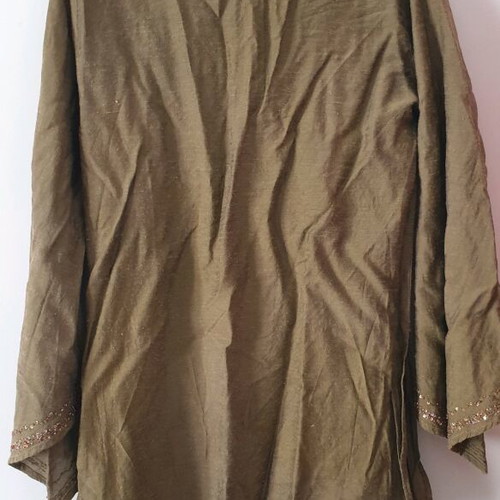 Viscose blouse 100% used, oil color, size L