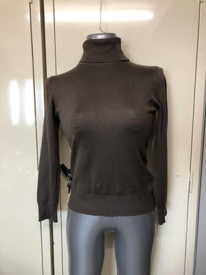 Pullover R used, brown, size XS/S