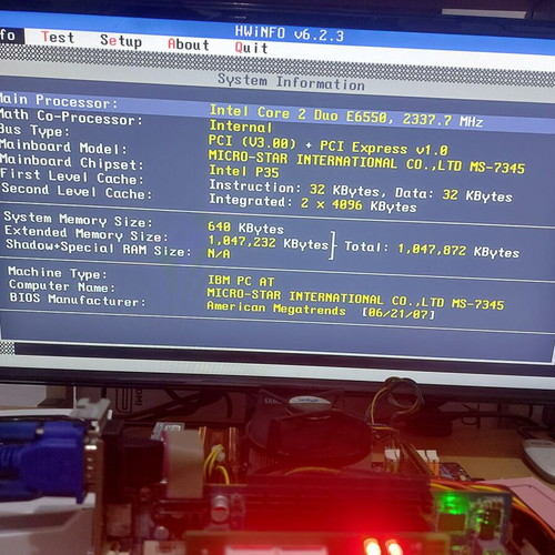 Μητρική MSI P35 Neo2-FIR (MS-7345) με CPU Core 2 Duo μεταχειρισμένη