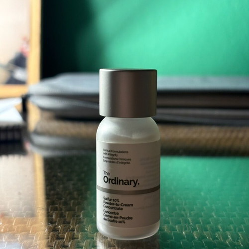 The Ordinary Sulfur 10% Powder to Cream treatment like new