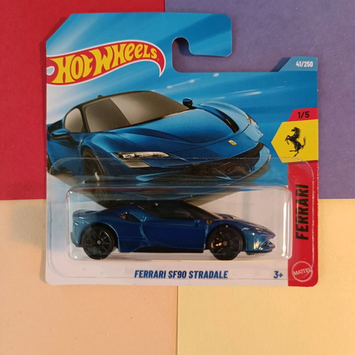 Ferrari SF90 Stradale Hotwheels Metallic Blue New