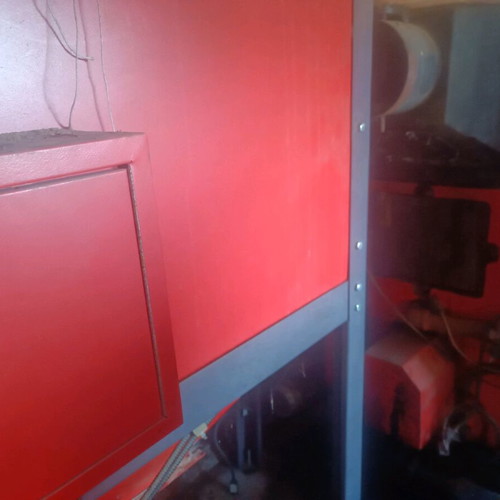 Radijator TKAN 80kW Biomass Boiler used with silo