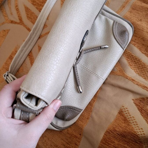 Charm & Shape shoulder bag beige brown used