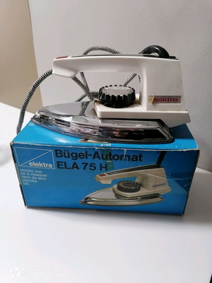 Elektra ela 75 h iron used, vintage from East Germany