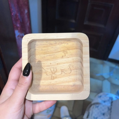 Trixie wooden bowl like new for small rodents