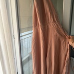 Λινή ολόσωμη φόρμα nude Medium Zara σαν καινούργια