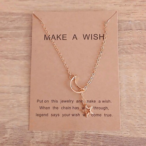 Necklace with chain in gold color new