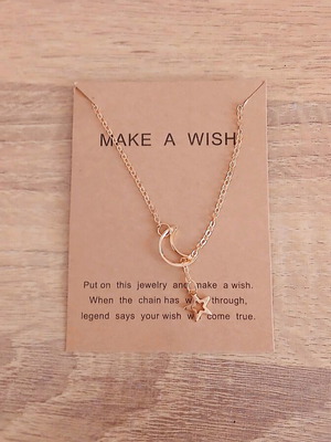 Necklace with chain in gold color new
