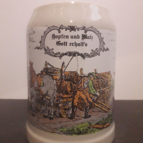 Hopfen und malz beer mug used