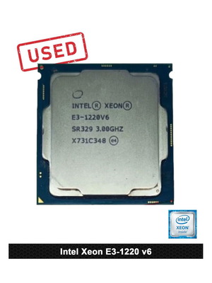 Intel Xeon E3-1220 v6 επεξεργαστής σαν καινούργιος, 3 GHz, 8 MB Smart Cache