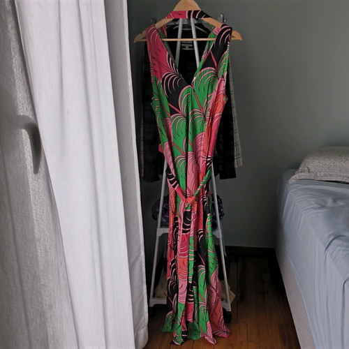 Karavan maxi dress like new, one size with belt