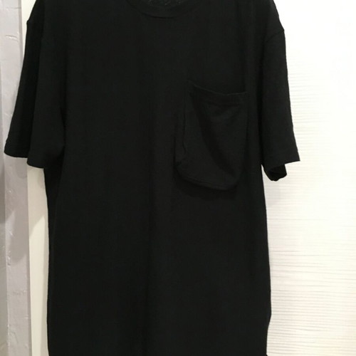 Louis Vuitton logo men blouse cotton/linen size S like new, black