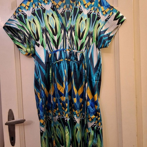 Zara dress colorful short-sleeve like new, size S