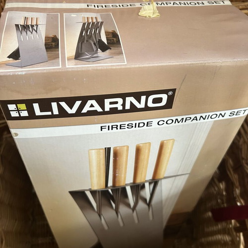Fireside Companion Set Livarno new fireplace accessories