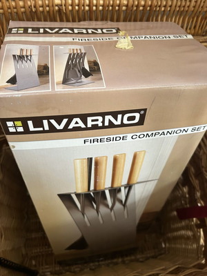 Fireside Companion Set Livarno new fireplace accessories