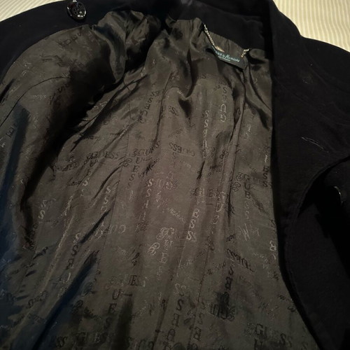 Guess black coat jacket like new, size 42