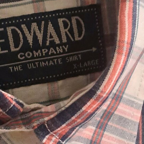 Edward Jeans shirt XL multicolored like new