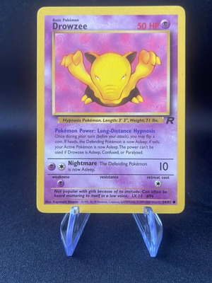 Drowzee Pokémon TCG Team Rocket 1999-2000 card like new