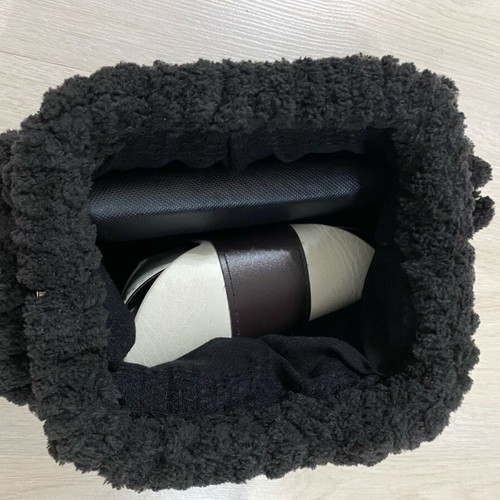 Puffy Handbag New Black with Lining